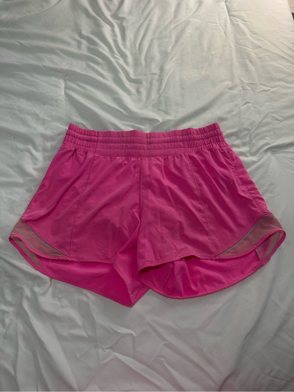 Lululemon Hotty Hot Short *High-Rise Long 4” - Dark Prism Pink